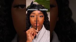 ✨Underlining Vs Overlining Your Lips✨  You don’t need lip fillers 🥴🥴 makeup yt shorts [upl. by Bixby]