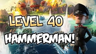 Boom Beach  How to Beat Hammermans HQ Level 40 TutorialGuide [upl. by Noyk766]