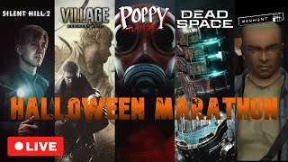 🎃 HALLOWEEN SURVIVAL HORROR MARATHON 🎃 PART 1 [upl. by Coreen]