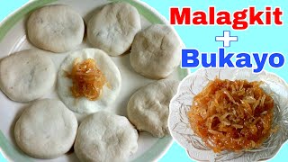 Malagkit lagyan ng bukayo Glutinous rice flour recipe [upl. by Baggett]