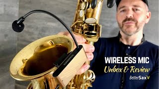 Compact Wireless Sax Mic Unboxing PlayTest amp Review [upl. by Nylhtac]