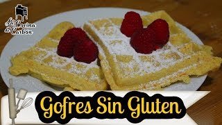 GOFRES SIN GLUTEN Y SIN LACTOSA Saludables y deliciosos [upl. by Candi]