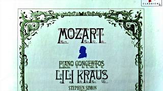 Mozart  Piano Concertos No2021222324252627  Presentation Centurys record  Lili Kraus [upl. by Sandry934]