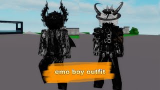 brookhaven outfit ideas emo boy [upl. by Maxim]