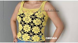 Blusa em Crochê  Passo a passo [upl. by Adnilre]