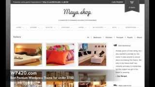 MayaShop eCommerce Wordpress Theme Demo [upl. by Ron]