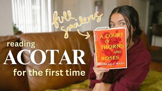 🐺✨reading ACOTAR for the first time full spoiler amp reactions [upl. by Teillo]