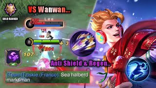 BUILD CLAUDE PENGHANCUR SHIELD amp HERO REGEN TINGGI CLAUDE SEA HALBERD  TOP GLOBAL CLAUDE  MLBB [upl. by Gualterio]