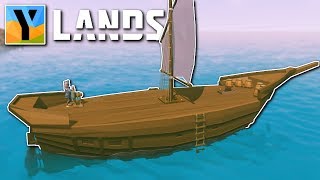 BUILDING A SHIP  YLands Gameplay  Ylands Building amp Exploration [upl. by Enylrac]