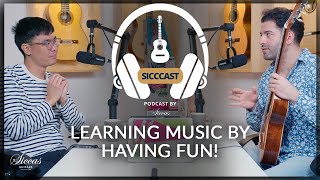 Siccas Guitars Podcast 1  We review one of the MOST Exciting Music Learning Apps [upl. by Leblanc]