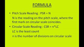 Screw Gauge  Volume of the Wire [upl. by Annahsirhc961]