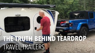 The truth behind teardrop trailer trailers Intech vs Nucamp [upl. by Melamie]