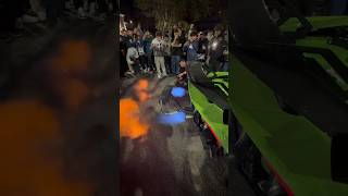 Popcorn maker flames lamborghini [upl. by Nrobyalc]