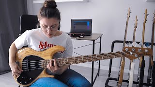 Hiatus Kaiyote  Cinnamon Temple Bass Cover [upl. by Ardnuasak]