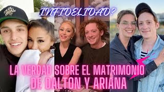 TODO SOBRE EL MATRIMONIO DE ARIANA GRANDE Y DALTON GOMEZ  SU RELACIÓN CON ETHAN SLATER  Versaitzi [upl. by Aicilra697]