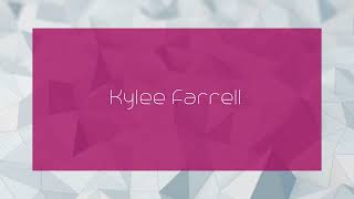 Kylee Farrell  appearance [upl. by Aniram380]