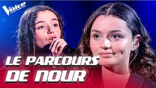 Le Parcours de Nour  The Voice 2022 [upl. by Nahtnamas]