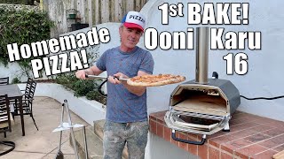 First Bake in the Ooni Karu 16 Pizza Oven [upl. by Edson431]