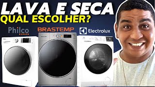 QUAL LAVA E SECA ESCOLHER  QUAL A MELHOR PHILCO BRASTEMP OU ELECTROLUX COMPARATIVO [upl. by Rovit825]