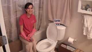 Clean Toilet Bowl Ring AGC Green Cleaning Tips [upl. by Ltihcox]