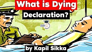 What is Dying Declaration Section 32 of the Indian Evidence Act 1872  Rajasthan Civil Judge Exam [upl. by Htederem]