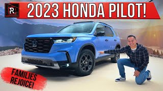 The 2023 Honda Pilot Is An Even More Family Friendly 3Row SUV [upl. by Artenra439]