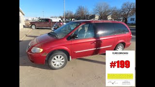 Lot 199  2006 Chrysler Town and Country Mini Van 02012022  Dr LaMar Online Auction [upl. by Lachish]