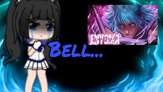 DANMACHI REACT BELL AS HAJIME KASHIMO Rap do Enygma anime gachalife gachareact rap reaction [upl. by Antin]