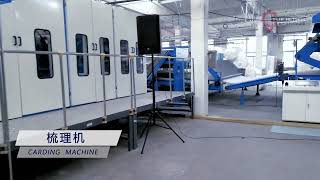 NONWOVEN THERMAL BONDING LINE FOR QUILTING WADDING  MATTRESS FELT AND INSULATION FELT [upl. by Jt]