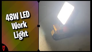 48W Led Work Light Review  MumblesVideos Product Review [upl. by Dibru241]