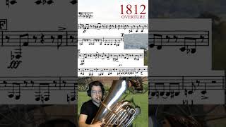 1812 Overture Pyotr Tchaikovsky Part 2 tuba orchestra excerpts [upl. by Kemeny]