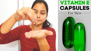 Vitamin E Oil Skin Treatment  Get Beautiful Spotless Glowing skin [upl. by Alitha593]