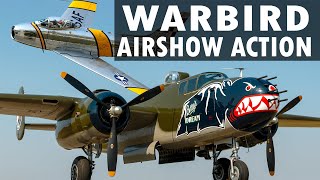 Vintage Warbird Airshow Action 2021 [upl. by Shulem]