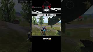 1 VS 4 OR WHOT😱 irosgaming bgmishorts bgmi1vs4clutchhighlights pubgmobile [upl. by Paul]