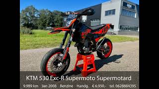 KTM 530 ExcR Supermoto Supermotard A2 Rijbewijs [upl. by Othelia]