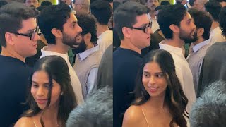 When Agastya Nanda taking Care Of Suhana Khan At Call Me Bae Movie Screening in Mumbai [upl. by Hammerskjold]