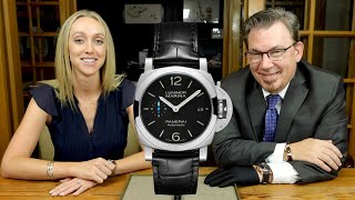 NEW Panerai Secret Release 40mm Panerai Luminor Inperson Review [upl. by Franck79]