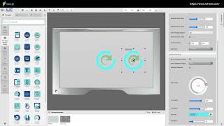 Circular Progress Bar  HMI solution from IOT [upl. by Hinman]