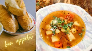 EASY POTATO SOUP 🍲  ZUPA ZIEMNIACZANA Z PEPPERONI  Zupa z Ziemniaków Prosta [upl. by Hana]