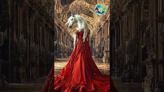 A woman fuses with a horse on AGT americagottalent agt magic talent shortshorse [upl. by Inajna]