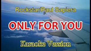 Only For You Karaoke male part onlySix Part Invention [upl. by Ymeon]