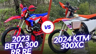 2024 KTM 300 XC vs BETA 300 RR Race Edition ktm ktm300TBI beta300 beta300rrraceedition [upl. by Alfreda640]