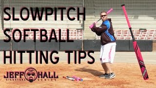 Jeff Hall Softball Hitting Tips  Grip Swing and Followthrough [upl. by Nadia]