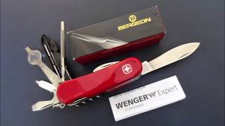 Wenger Bergeon 50 Evo Minathor Swiss Army Knife [upl. by Esinahs]