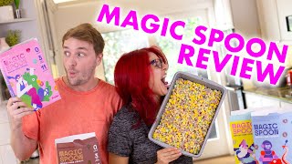 A healthy cereal that’s ACTUALLY tasty Finally Magic Spoon Review [upl. by Ahseki606]