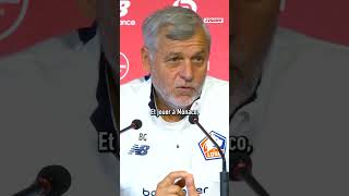 Le gros coup de gueule de Bruno Genesio 😡⚽ shorts football lille [upl. by Ihana]