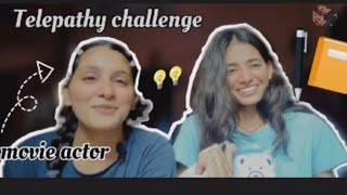 Telepathy challenge ☺️😚 ft Tanya Mahi [upl. by Ramsa]