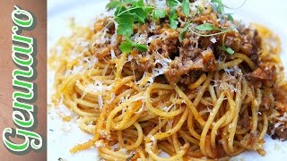 Perfect Spaghetti Bolognese with Gennaro [upl. by Etteniotna226]