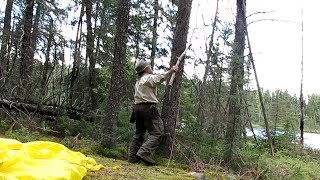 Tarp Ridge Line Reaching Stick Hack [upl. by Acirrej]