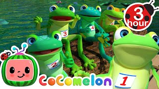 Speckled Frog High Dive Song  Cocomelon  Nursery Rhymes  Fun Cartoons For Kids  Moonbug Kids [upl. by Htebesile]